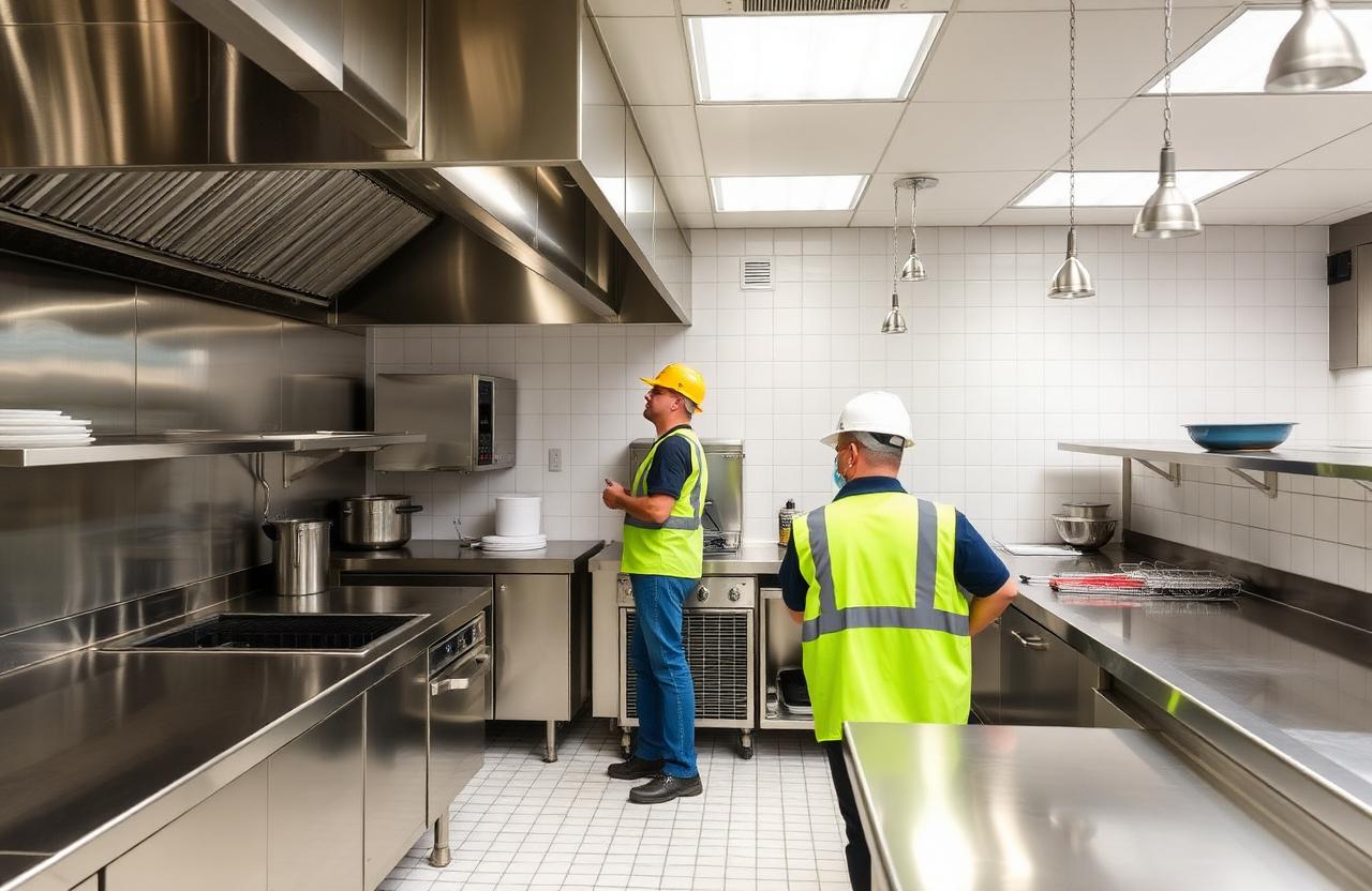 Commercial kitchen remodeling project in a Northern Ohio restaurant
